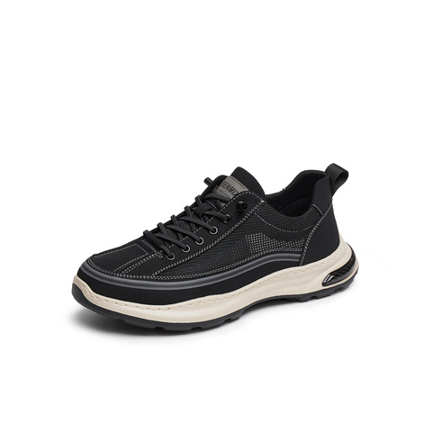 天美意2025夏新款商场同款网面透气休闲厚底套脚男布鞋3UZ01BM5