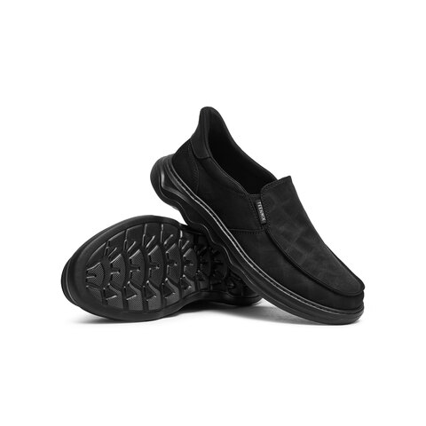 天美意2025春新款商场同款休闲百搭舒适透气套脚男布鞋3QR03AM5