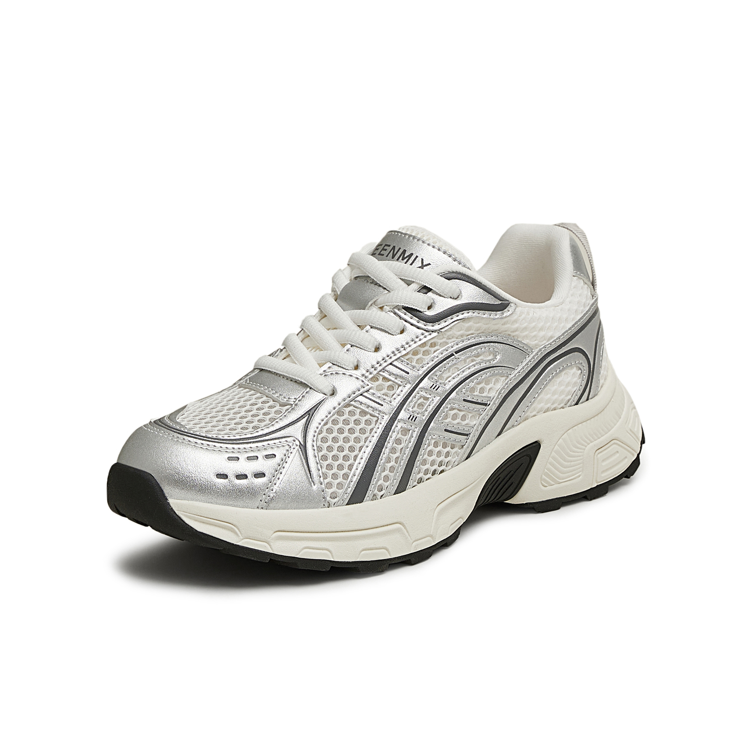 天美意2025夏新款潮流休闲百搭增高复古运动鞋女老爹鞋KD080BM5