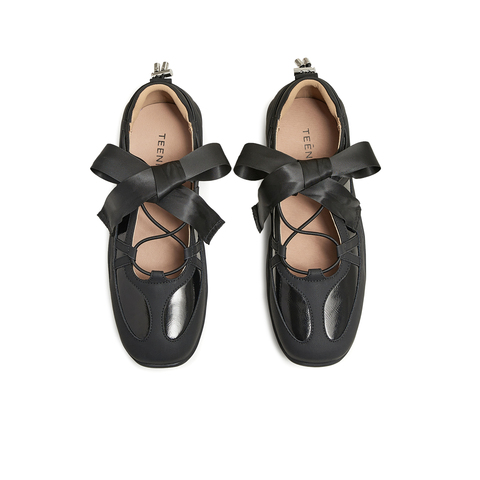 天美意2025夏新款运动休闲芭蕾风韩系女户外玛丽珍鞋KH011BQ5