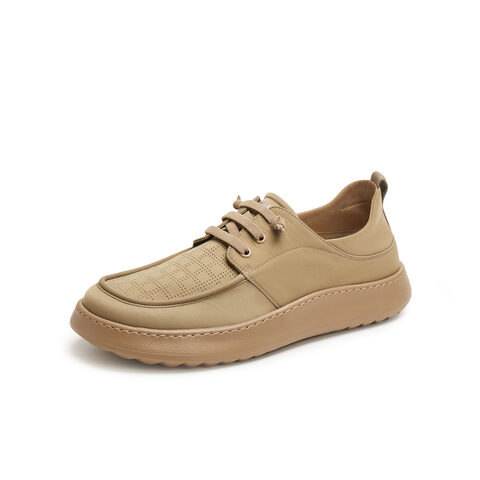 天美意2025夏新款商场同款轻便舒适休闲户外健步男布鞋FDG01BM5