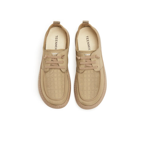 天美意2025夏新款商场同款轻便舒适休闲户外健步男布鞋FDG01BM5