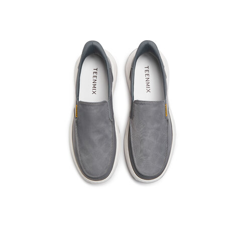 天美意2025春新款商场同款休闲百搭舒适透气套脚男布鞋3QR03AM5