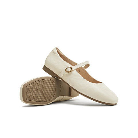 天美意2025春新款商场同款法式温柔浅口平底女玛丽珍鞋BL101AQ5