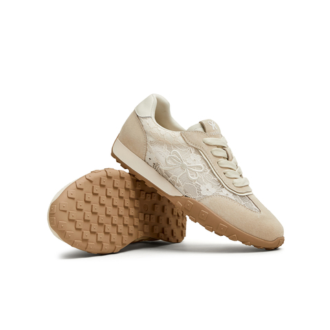 天美意2025夏新款时尚休闲百搭系带网面通勤女德训鞋KG087BM5