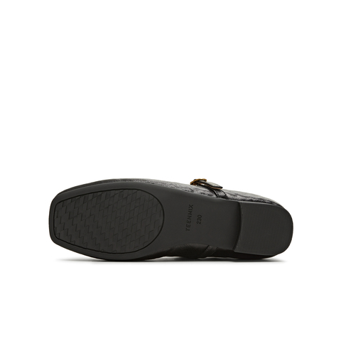 天美意2025春新款商场同款法式温柔浅口平底女玛丽珍鞋BL101AQ5