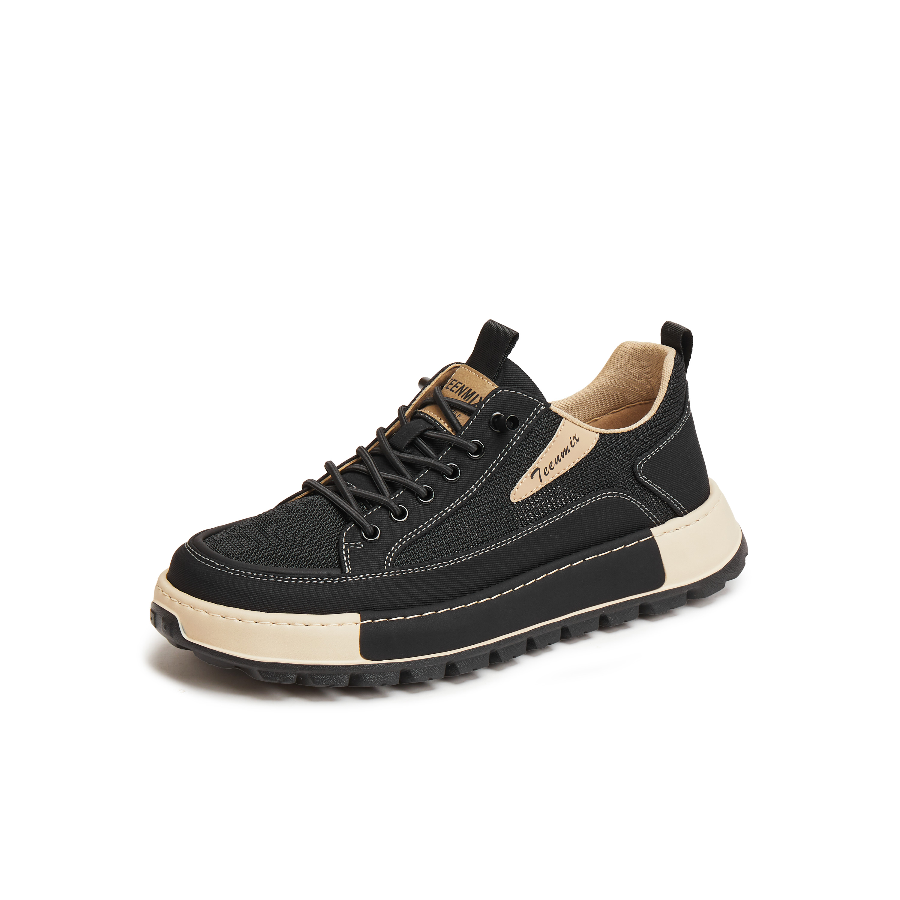 天美意2025夏新款商场同款潮流百搭休闲一脚蹬男布鞋3VG01BM5