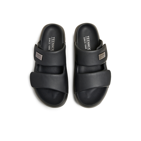 天美意2025夏新款商场同款舒适百搭膨膨云朵女一字拖CHB02BT5