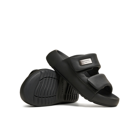 天美意2025夏新款商场同款舒适百搭膨膨云朵女一字拖CHB02BT5