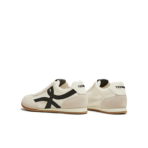 天美意2025夏新款休闲百搭复古平底潮流德训鞋女阿甘鞋KG096BM5