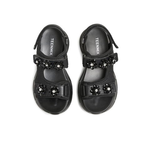 天美意2025夏新款商场同款厚底增高休闲百搭女老爹凉鞋BL011BL5