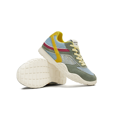 天美意2025夏新款休闲系带运动百搭撞色复古女德训鞋KG098BM5