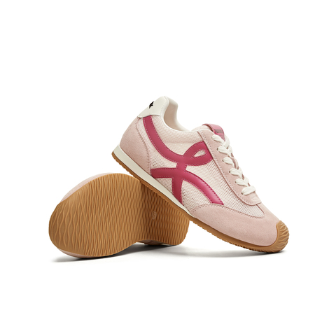 天美意2025夏新款休闲百搭复古平底潮流德训鞋女阿甘鞋KG096BM5