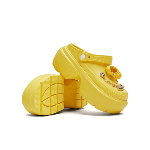 天美意2025夏新款厚底百搭凉鞋增高小个子出游女洞洞鞋KT081BM5