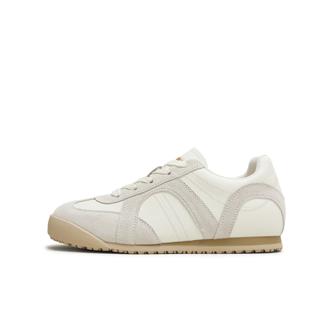 天美意2025秋新款潮流休闲系带拼色复古百搭女德训鞋KG120CM5