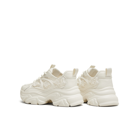 天美意2025夏新款厚底百搭舒适通勤日常系带女老爹鞋KD081BM5