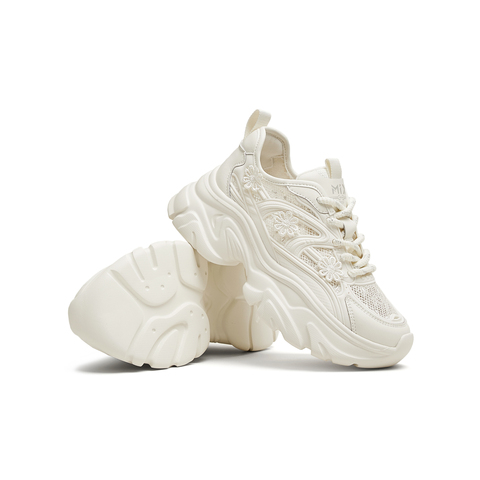 天美意2025夏新款厚底百搭舒适通勤日常系带女老爹鞋KD081BM5