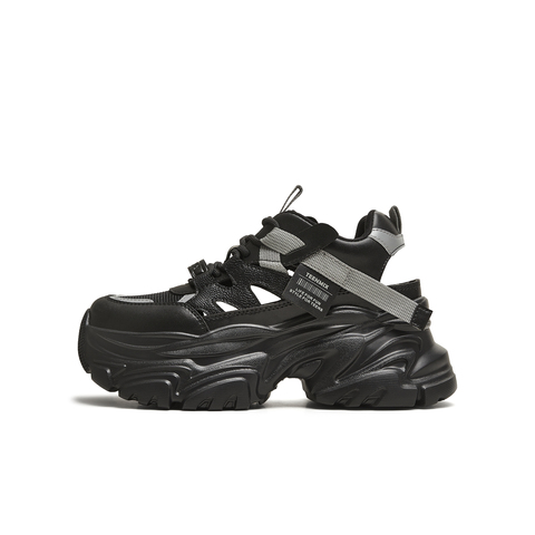 天美意2025夏新款时尚休闲百搭厚底小个子增高女老爹凉CJ821BM5