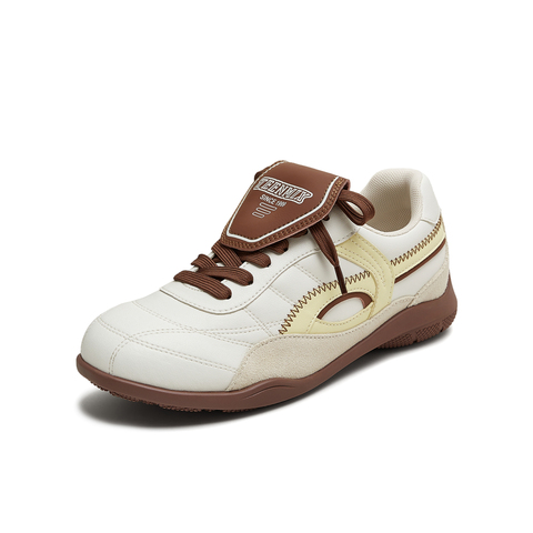 天美意2025秋新款商场同款系带平底舒适德训鞋女阿甘鞋CDE20CM5