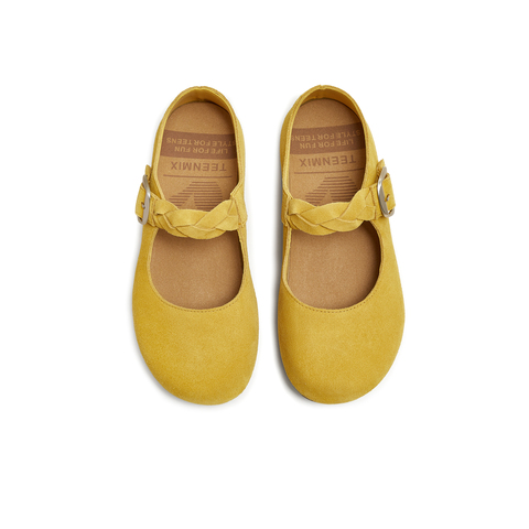 天美意2025秋新款商场同款休闲平底复古百搭女勃肯鞋BL291CQ5