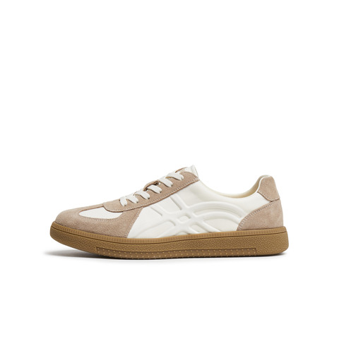 天美意2025夏新款运动休闲鞋百搭板鞋平底系带男德训鞋AG991BM5