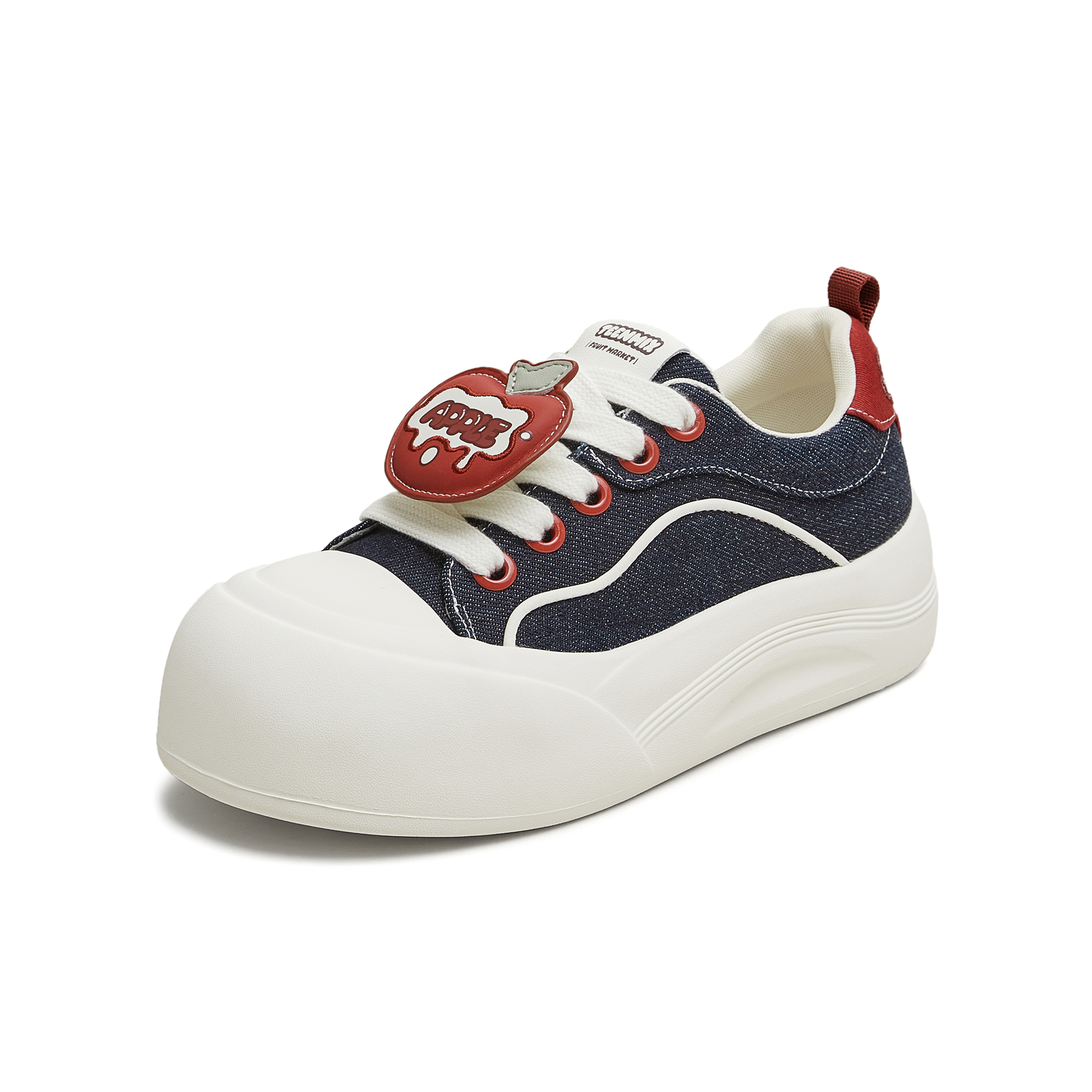 天美意2025秋新款商场同款休闲系带厚底潮流大头女板鞋BL161CM5