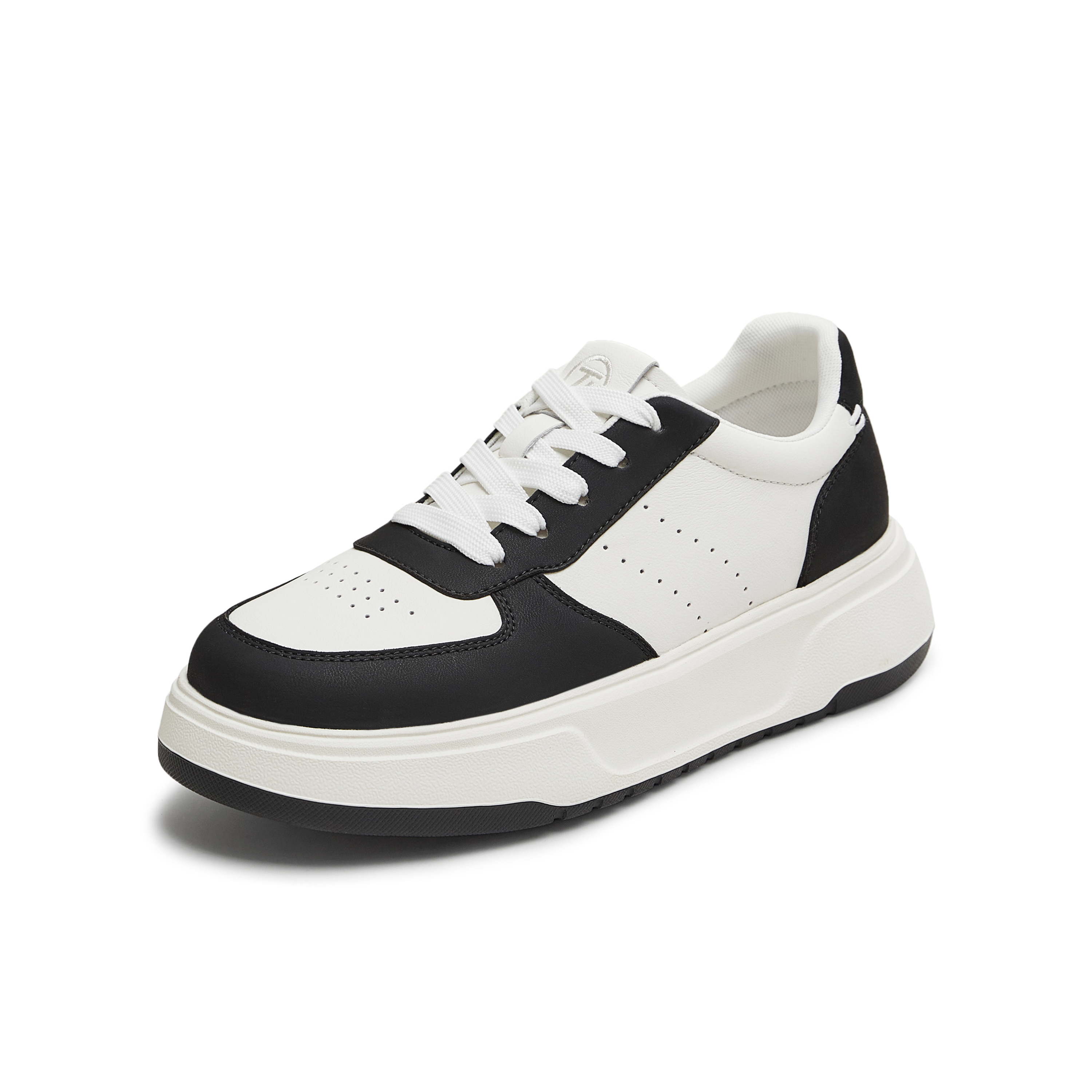 天美意2025秋新款商场同款休闲百搭厚底男女同款女板鞋KB096CM5