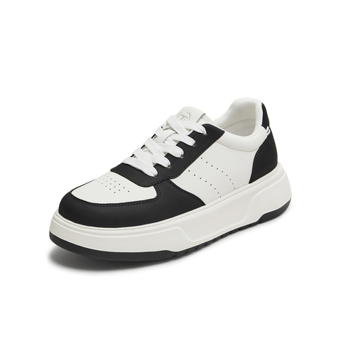 天美意2025秋新款商场同款休闲百搭厚底男女同款女板鞋KB096CM5