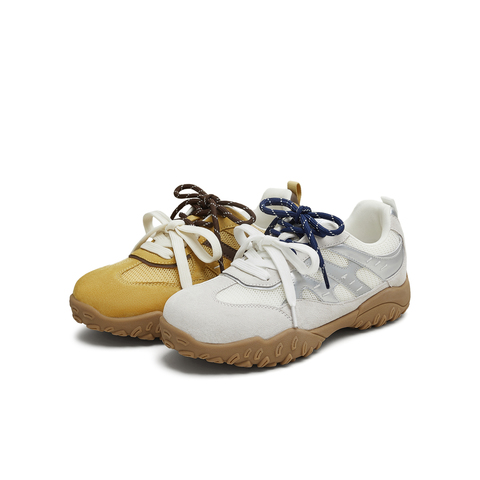 天美意2025秋新款商场同款拼色百搭阿甘德训鞋女休闲鞋BL231CM5