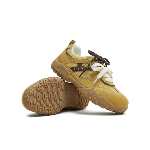 天美意2025秋新款商场同款拼色百搭阿甘德训鞋女休闲鞋BL231CM5