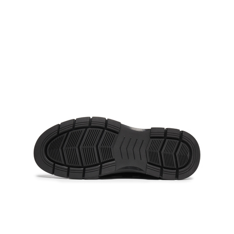 天美意2025秋新款商务复古百搭纯色上班通勤男休闲皮鞋ZZX76CM5