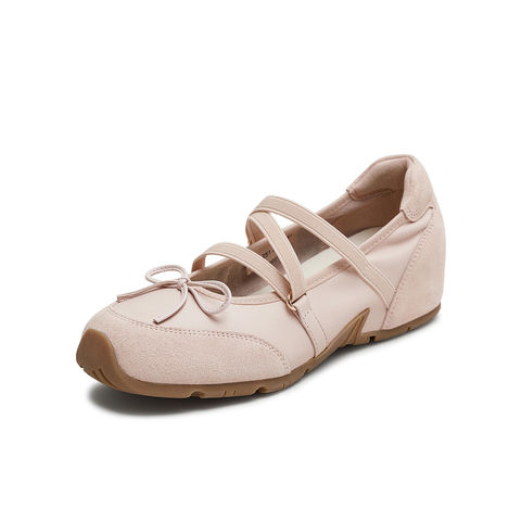 天美意2025秋新款商场同款潮流休闲纯色百搭女玛丽珍鞋BL251CQ5