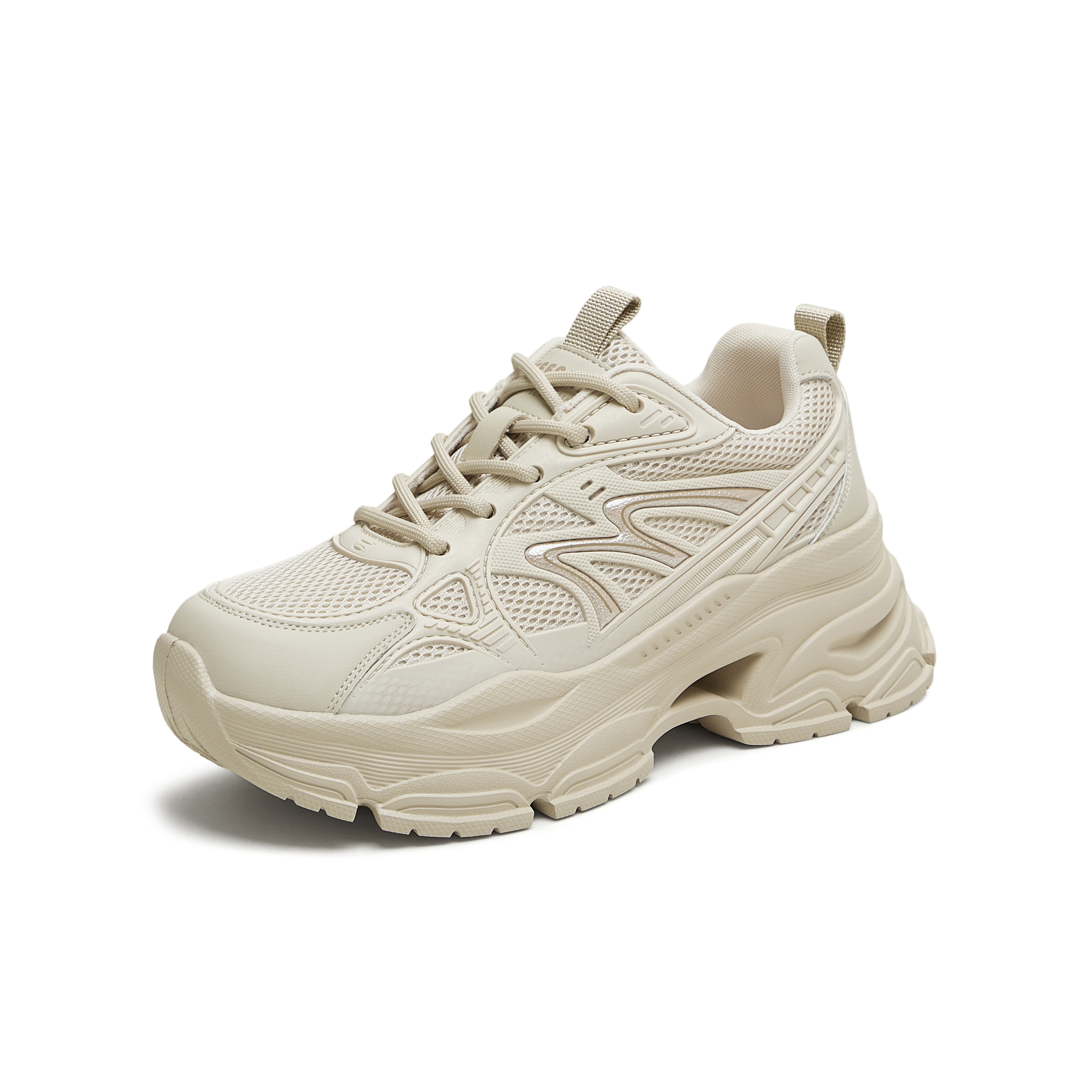 天美意2025秋新款商场同款厚底小个子增高运动女老爹鞋BL371CM5