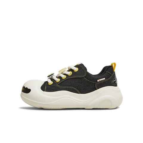 天美意2025秋新款商场同款系带厚底水果鞋花女大头鞋CIK23CM5