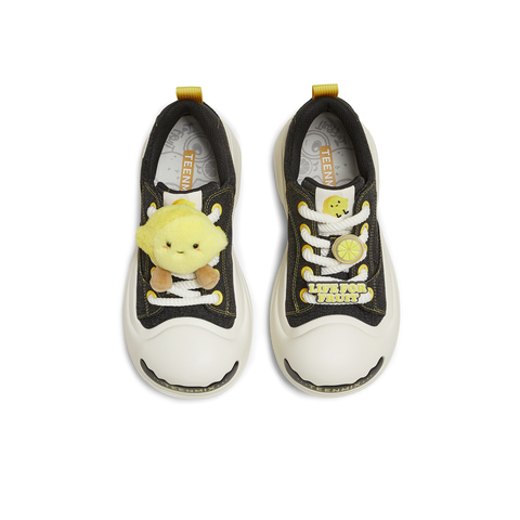 天美意2025秋新款商场同款系带厚底水果鞋花女大头鞋CIK23CM5