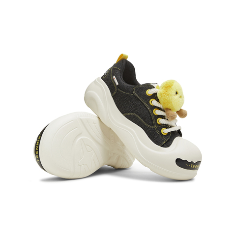 天美意2025秋新款商场同款系带厚底水果鞋花女大头鞋CIK23CM5