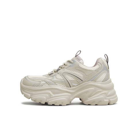 天美意2025秋新款机能风简约厚底旅游女老爹鞋KD102CM5