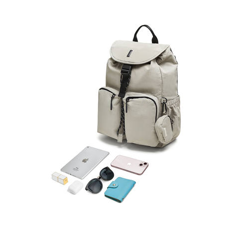 天美意2025秋新款商场同款时尚百搭休闲出游女双肩包X3133CX5