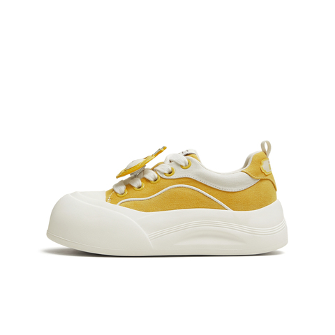 天美意2025秋新款商场同款休闲系带厚底潮流大头女板鞋BL161CM5