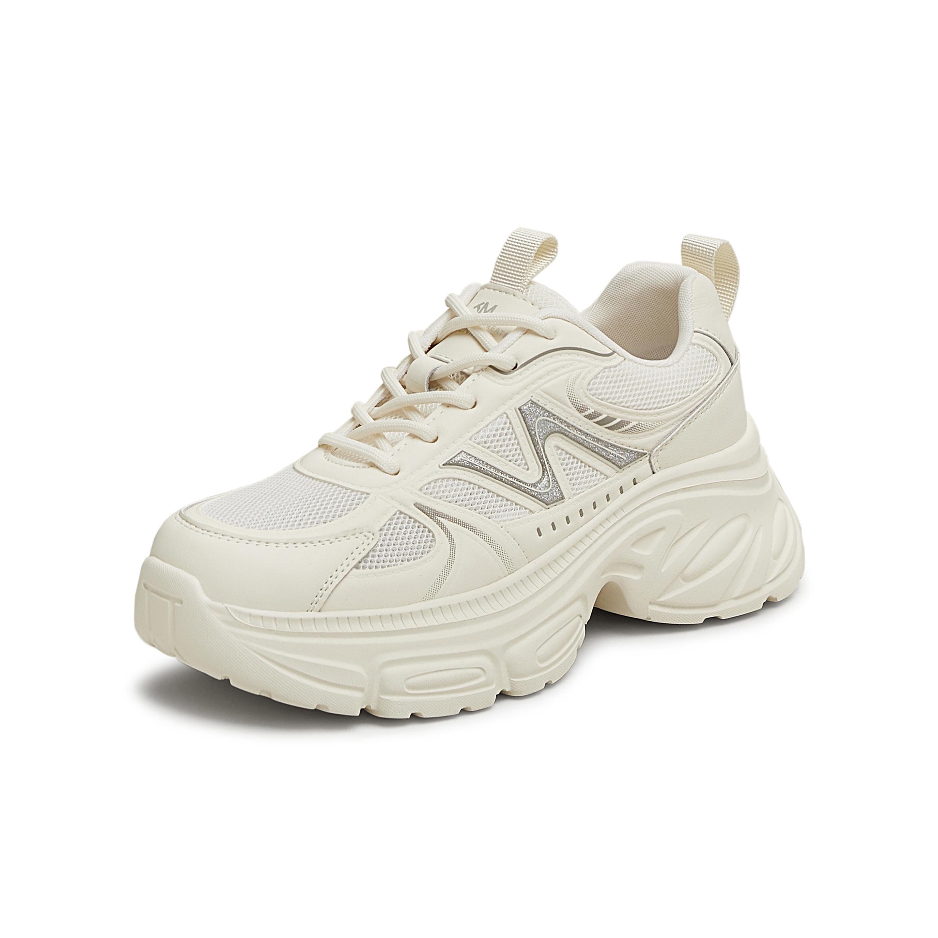 天美意2025夏新款休闲系带厚底百搭运动户外女老爹鞋KD086BM5