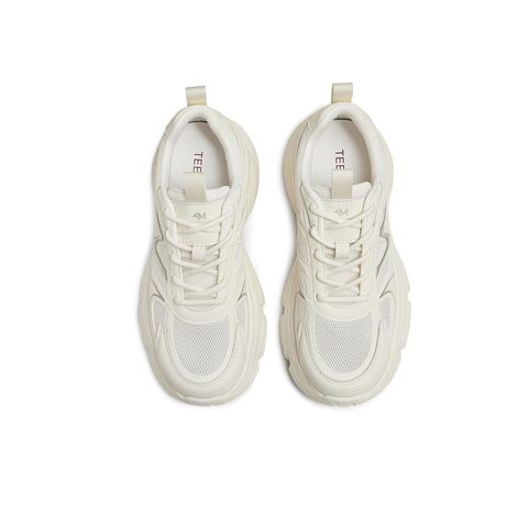 天美意2025夏新款休闲系带厚底百搭运动户外女老爹鞋KD086BM5