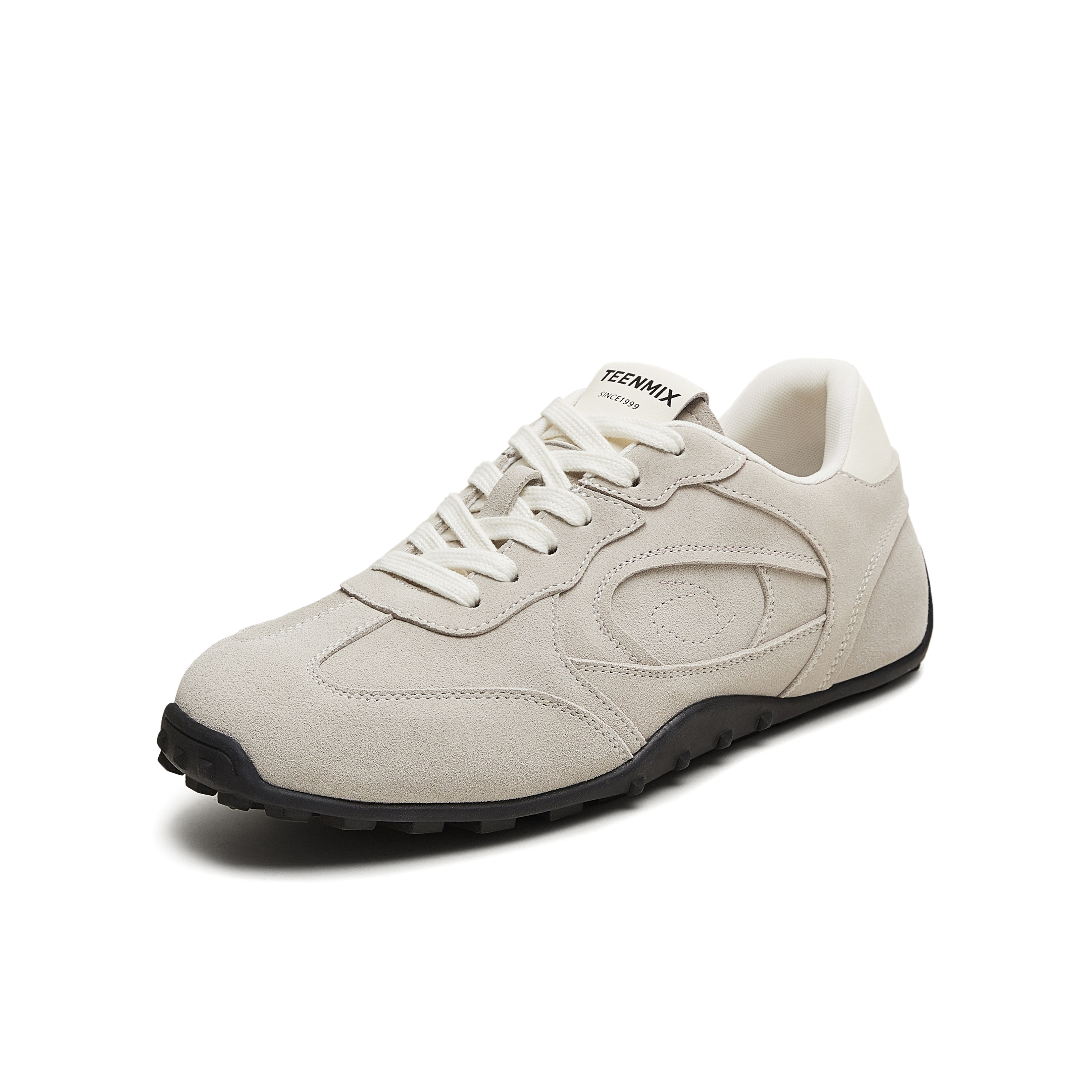 天美意2025秋新款系带复古百搭纯色潮流舒适女阿甘鞋KG121CM5