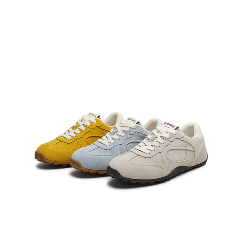 天美意2025秋新款系带复古百搭纯色潮流舒适女阿甘鞋KG121CM5