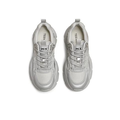 天美意2025秋新款商场同款厚底运动鞋百搭增高女老爹鞋BL022CM5