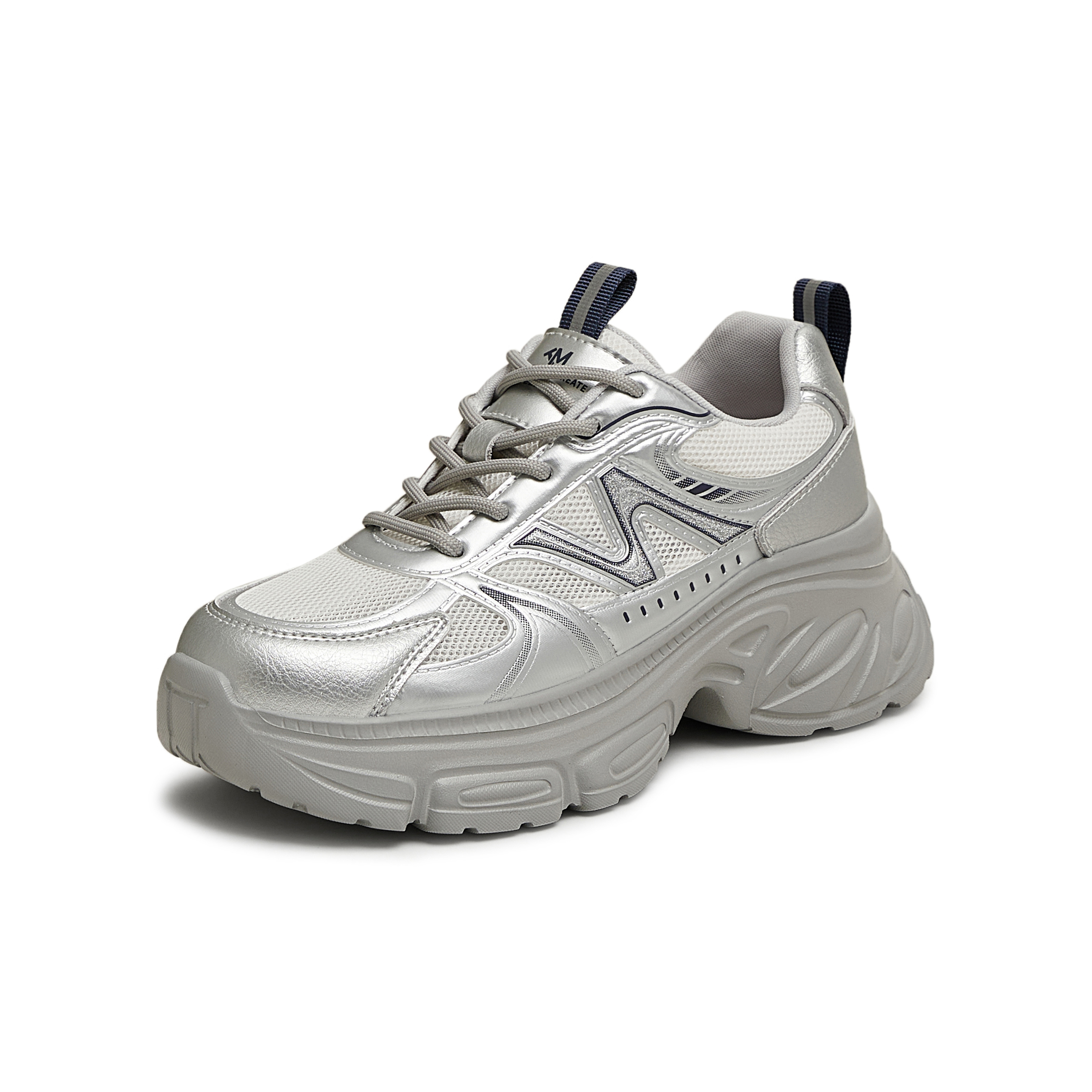 天美意2025夏新款休闲系带厚底百搭运动户外女老爹鞋KD086BM5