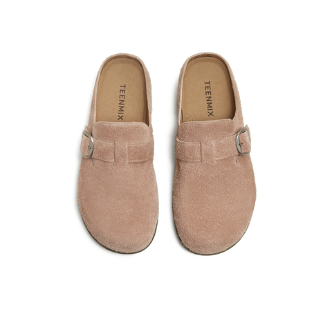 天美意2025秋新款商场同款潮流休闲百搭复古女勃肯鞋CDB30CH5