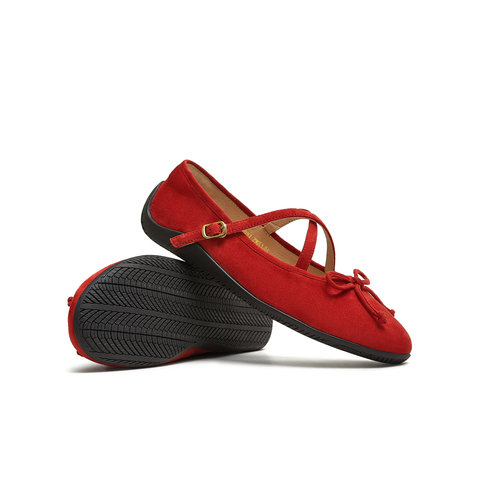 天美意2025秋新款商场同款时尚芭蕾蝴蝶结女玛丽珍鞋KM087CQ5