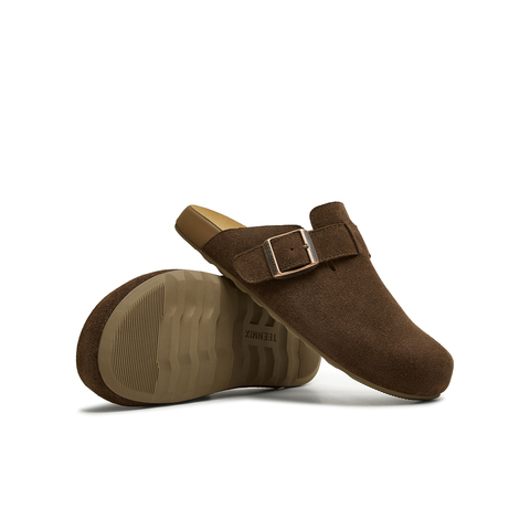 天美意2025秋新款百搭平底一脚蹬舒适男女同款勃肯鞋KK061CH5