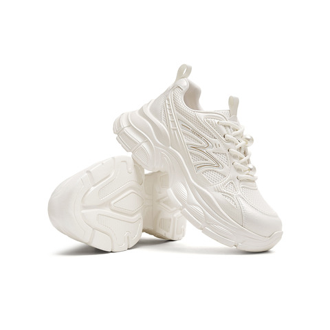 天美意2025秋新款休闲厚底百搭系带复古小个子女老爹鞋KD097CM5