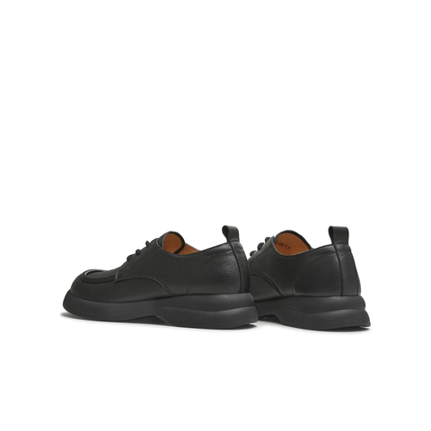 天美意2025秋新款厚底圆头牛津鞋复古英伦小皮鞋女单鞋KY018CM5